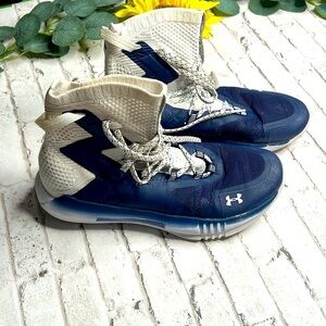 Under Armour Volleyball Shoes Supportive Hi Women’s 10 Navy Highlight